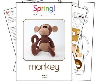 Monkey sewing pattern + tutorial