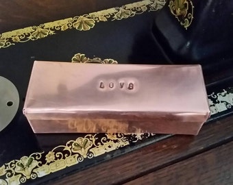 gift jewelry presentation box Solid Copper Jewelry & Keepsake Box. Free Custom Embossing. Perfect for gifts, Anniversaries, special things, birthdays, wedding, babies