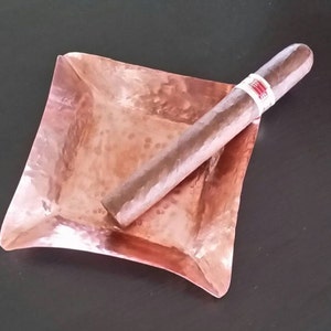 Cigar / Cigarette Ashtray Handmade from Solid Copper