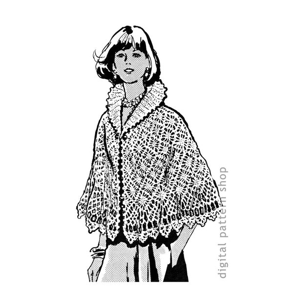 Crochet Cape - Etsy