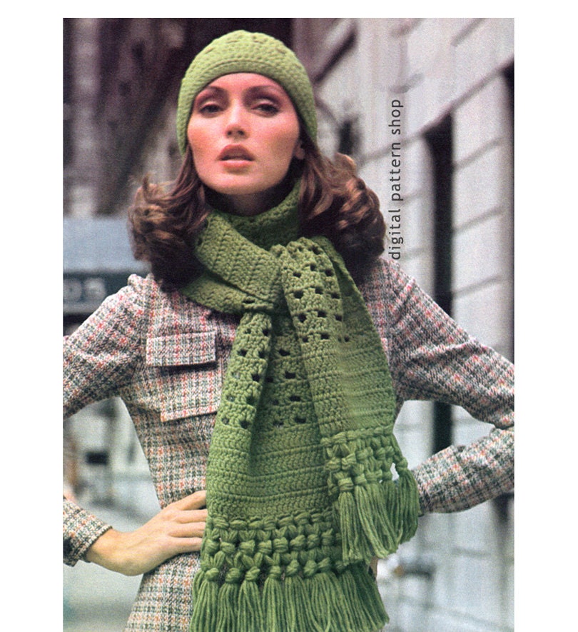 30 Hat and Scarf Crochet Patterns to Keep You Cozy and Creative 32 Womens Caning Stitch Hat and Scarf Pattern