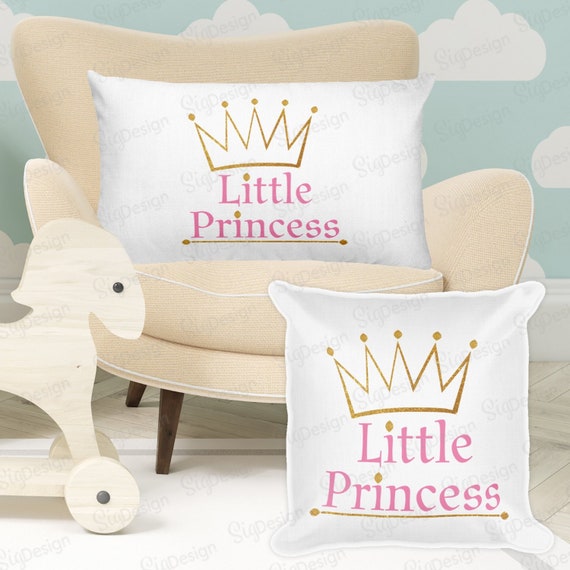 Little Princess Decorative Pillowbabygirl Nursery Throw Etsy