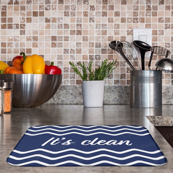 How to Wash a Dish Drying Mat