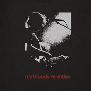 Camiseta de My Bloody Valentine, MBV, Kevin Shields, shoegaze, Loveless, Slowdive, Lush, Ride - Serigrafiada