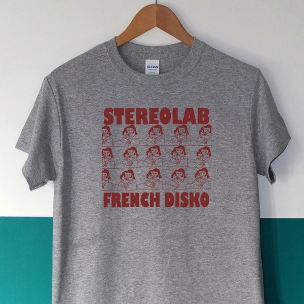Camisa Stereolab, Disko francés, avant-pop, indie electrónica, experimental - camiseta serigrafiada