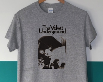 ヴェルヴェット アンダーグラウンド T シャツ - レトロ 60 年代 70