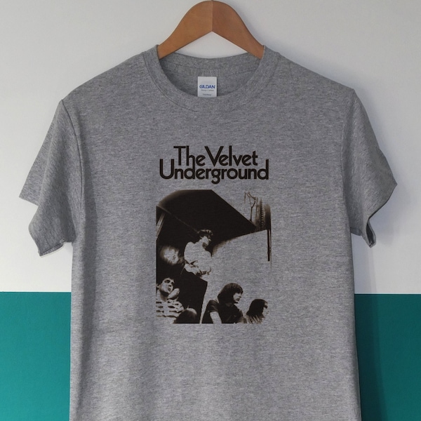 La chemise Velvet Underground, vintage, affiche de concert, Lou Reed, sorciers - T-shirt