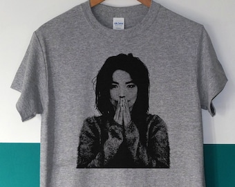 BJORK shirt, Björk, Debut, Fossora, Alternative, Electronic music, gift - screen printed T-shirt