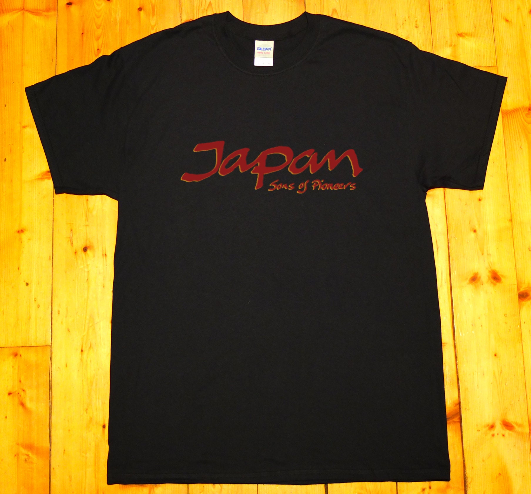 Japan T-shirt, Sons of Pioneer, Band, Logo, New Wave