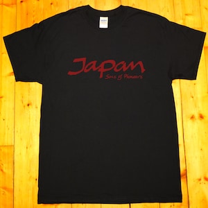 Japan band t-shirt, sons of pioneer, logo, new wave, alternative, indie, rock  - screen printed T-shirt
