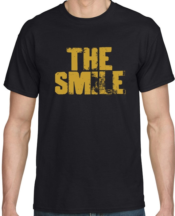 The Smile T-shirt, Thom Yorke, Cutouts, Band, Logo The Smile T-shirt, Thom Yorke, Cutouts, Band, Logo
