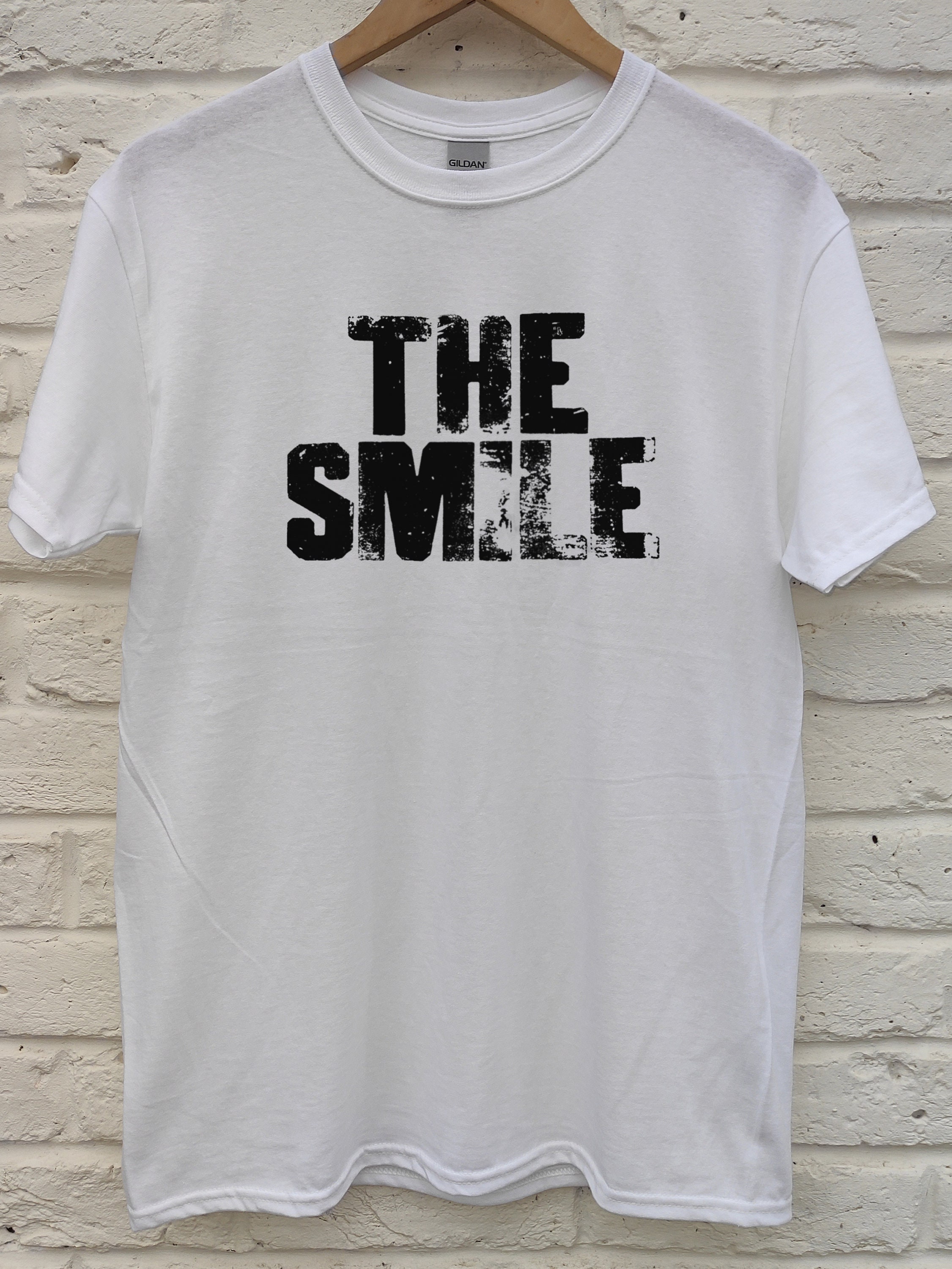 The Smile T-shirt, Thom Yorke, Cutouts, Band, Logo The Smile T-shirt, Thom Yorke, Cutouts, Band, Logo