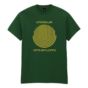 Stereolab t-shirt, Dots and loops, Switched on, Emperor Tomato Ketchup, Peng, LP - screen printed