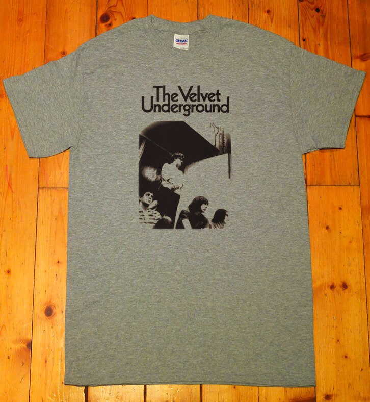 Image of The Velvet Underground, Vintage, Gig Poster, Lou Reed, Warlocks - T-Shirt