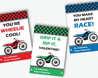 Motorcycle Valentine Cards - Etsy