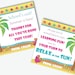 Beach Teacher Appreciation Tag Printable Teacher - Etsy