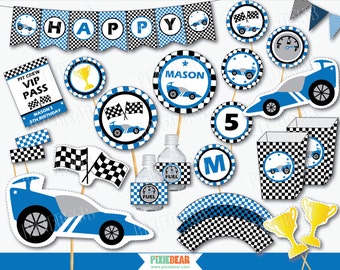 Race Car Party - Racing Birthday - Race Car Birthday - Racing Party - Go Kart - Race Car Birthday Party - Car Birthday (Instant Download)