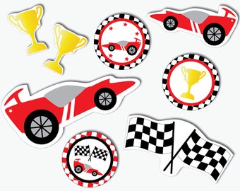 Race Car Cake Topper - Etsy