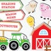 Farm Cutouts Printable Farm Birthday Decoration, Farm Party Signs and ...