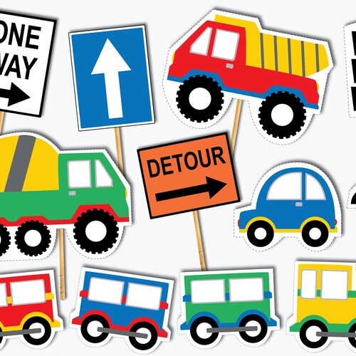 Transportation Signs Printable Transportation Birthday - Etsy