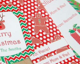 Editable Christmas Gift Tags Printable Christmas Tags for ...
