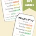 Teacher Appreciation Mint Tags Printable Mint Teacher | Etsy