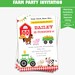 Farm Cutouts Printable Farm Birthday Decoration Farm Party - Etsy