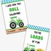 Tractor Valentine Cards for Kids Printable Valentine's - Etsy