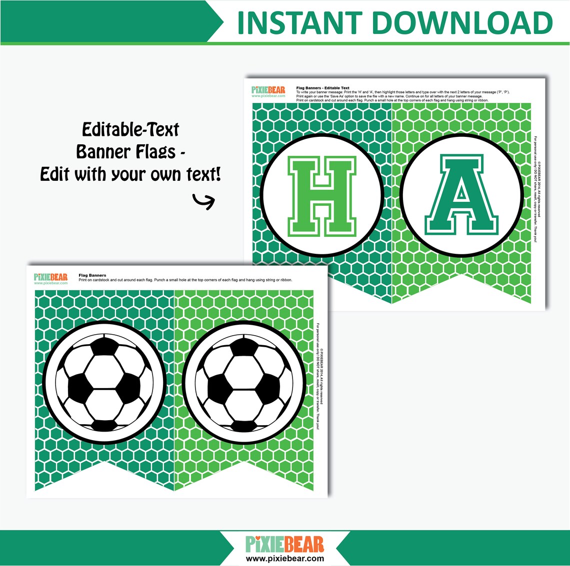Soccer Banner Soccer Party Banner Soccer Birthday Banner Etsy