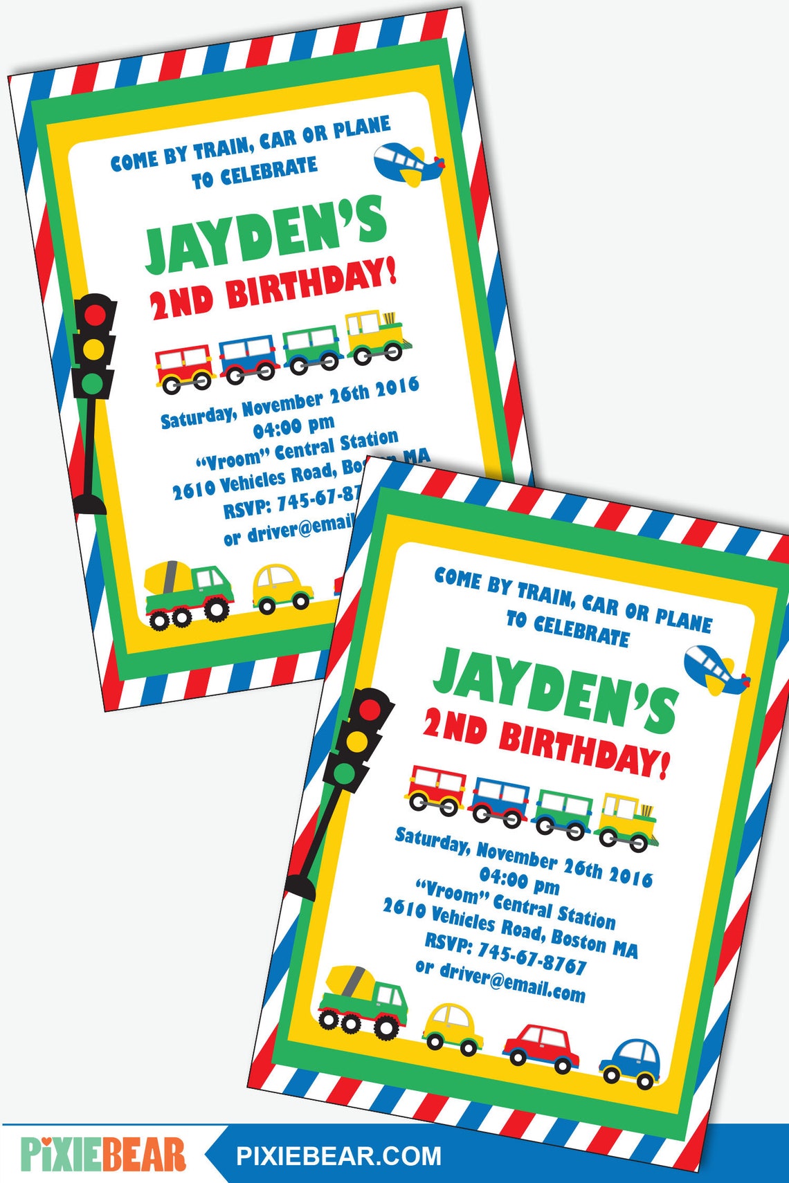 transportation-invitation-transportation-birthday-invitation-etsy