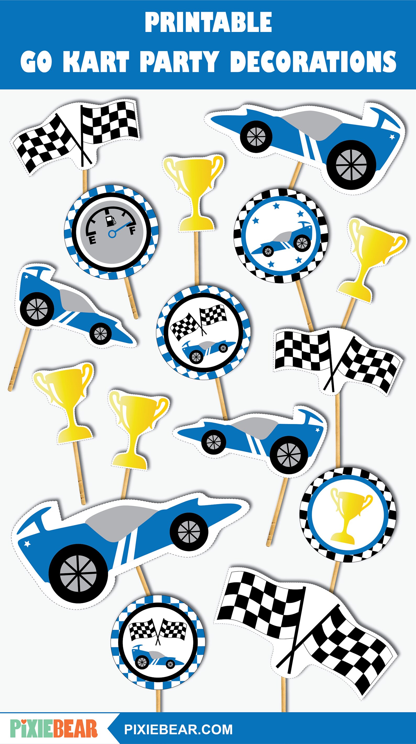 Free Printable Antique Car Party Decorations