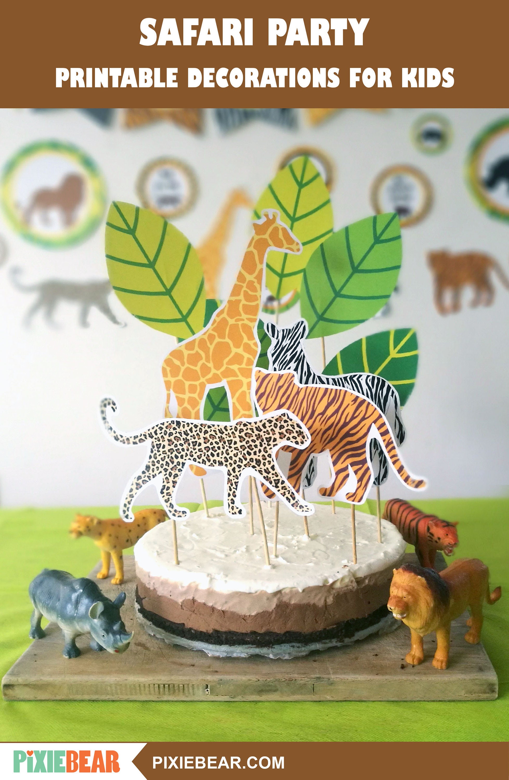 Safari Cutouts Printable Safari Birthday Cutouts Safari | Etsy