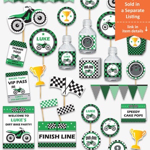 Motocross Party VIP Passes Printable Dirt Bike VIP Pass, Motorcycle Birthday VIP Badge, Dirt Bike Party Favors for Kids Instant Download image 6