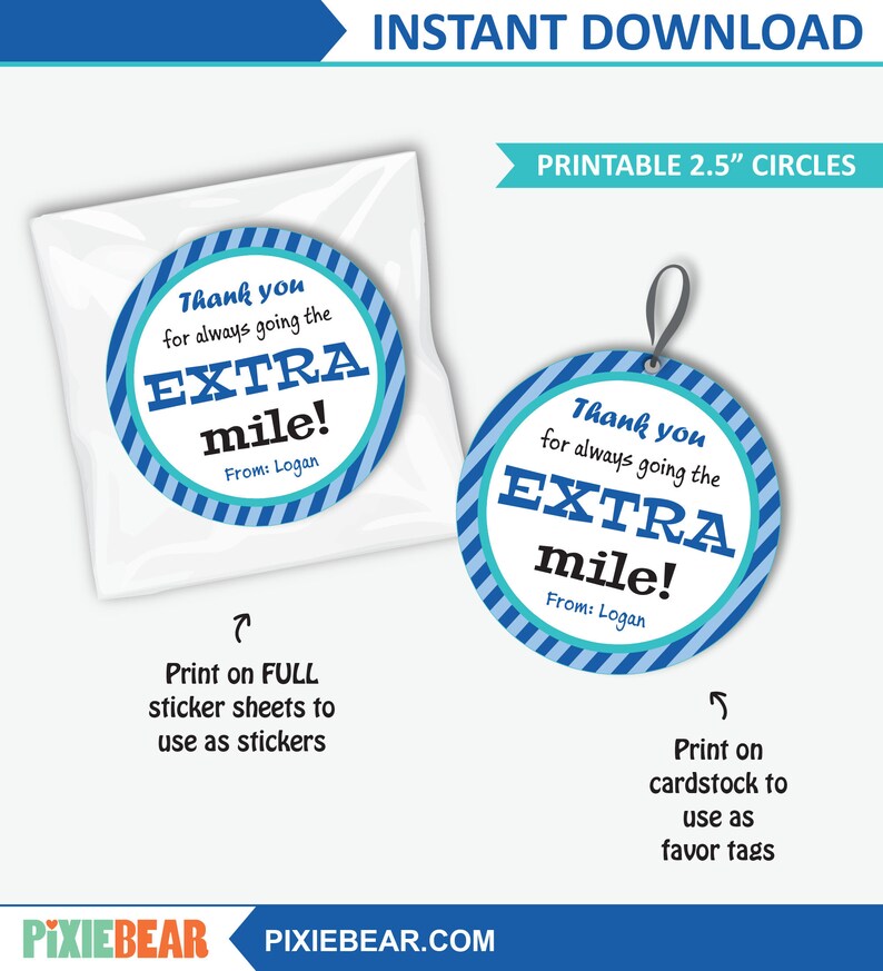 Extra Teacher Appreciation Stickers Printable Teacher - Etsy