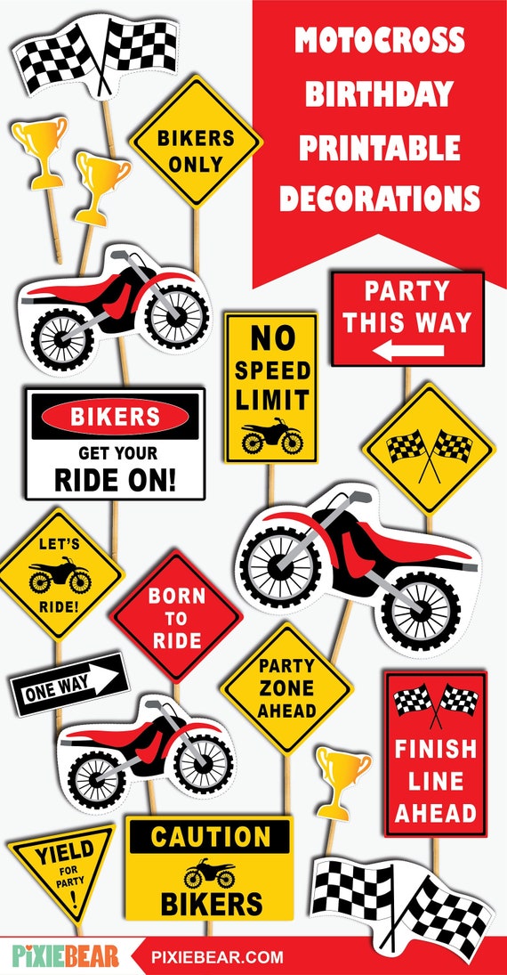Motorcycle Birthday Decoration Printable Dirt Bike Party Signs motorcycle-birthday-decoration-printable-dirt-bike-party-signs