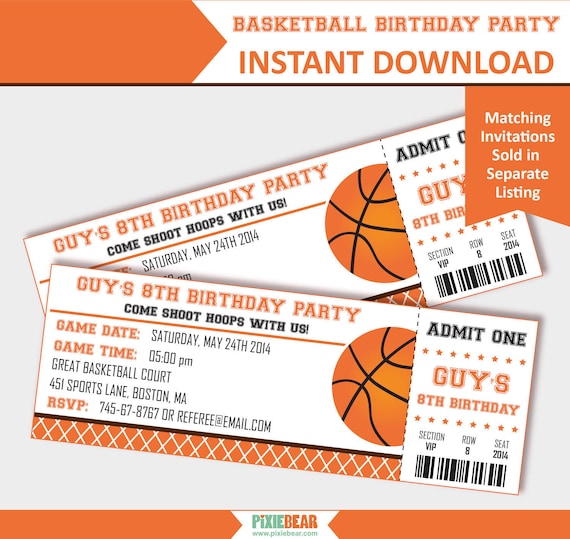 basketball birthday basketball party decorations etsy