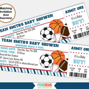 All Star Baby Shower Sports Baby Shower Decorations Printable Baby Shower Sports Baby Shower Blue Baby Shower Instant Download image 5