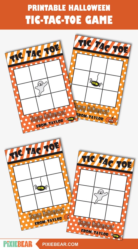 HALLOWEEN Tic-Tac-Toe Game