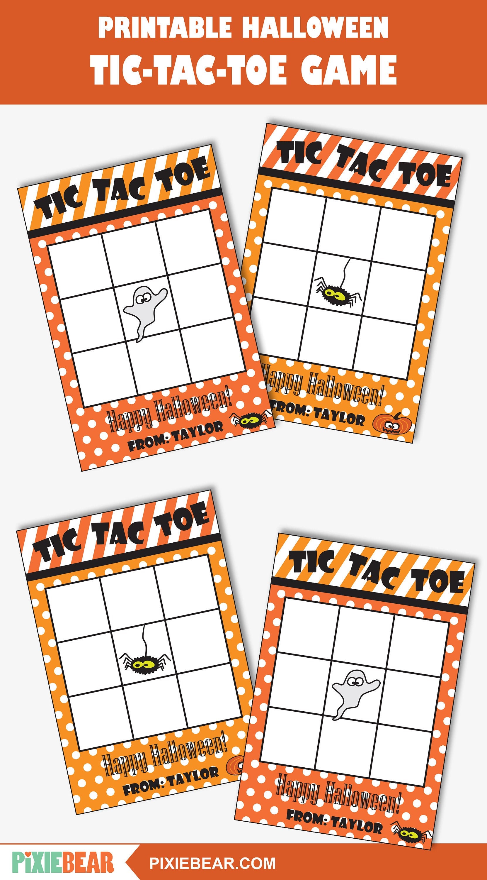 Our Scary Tic Tac Toe Game 