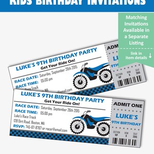 Motocross Birthday Motorcycle Party Dirt Bike Birthday Motocross Decor Dirtbike Party Motorcycle Party Printable Instant Download image 6