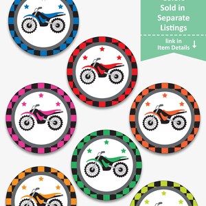 Motocross Birthday Motorcycle Party Dirt Bike Birthday Motocross Decor Dirtbike Party Motorcycle Party Printable Instant Download image 7