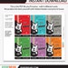 Guitar Valentine Cards for Kids Printable You Rock - Etsy