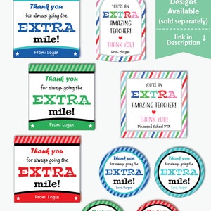 Extra Teacher Appreciation Stickers Printable Teacher - Etsy