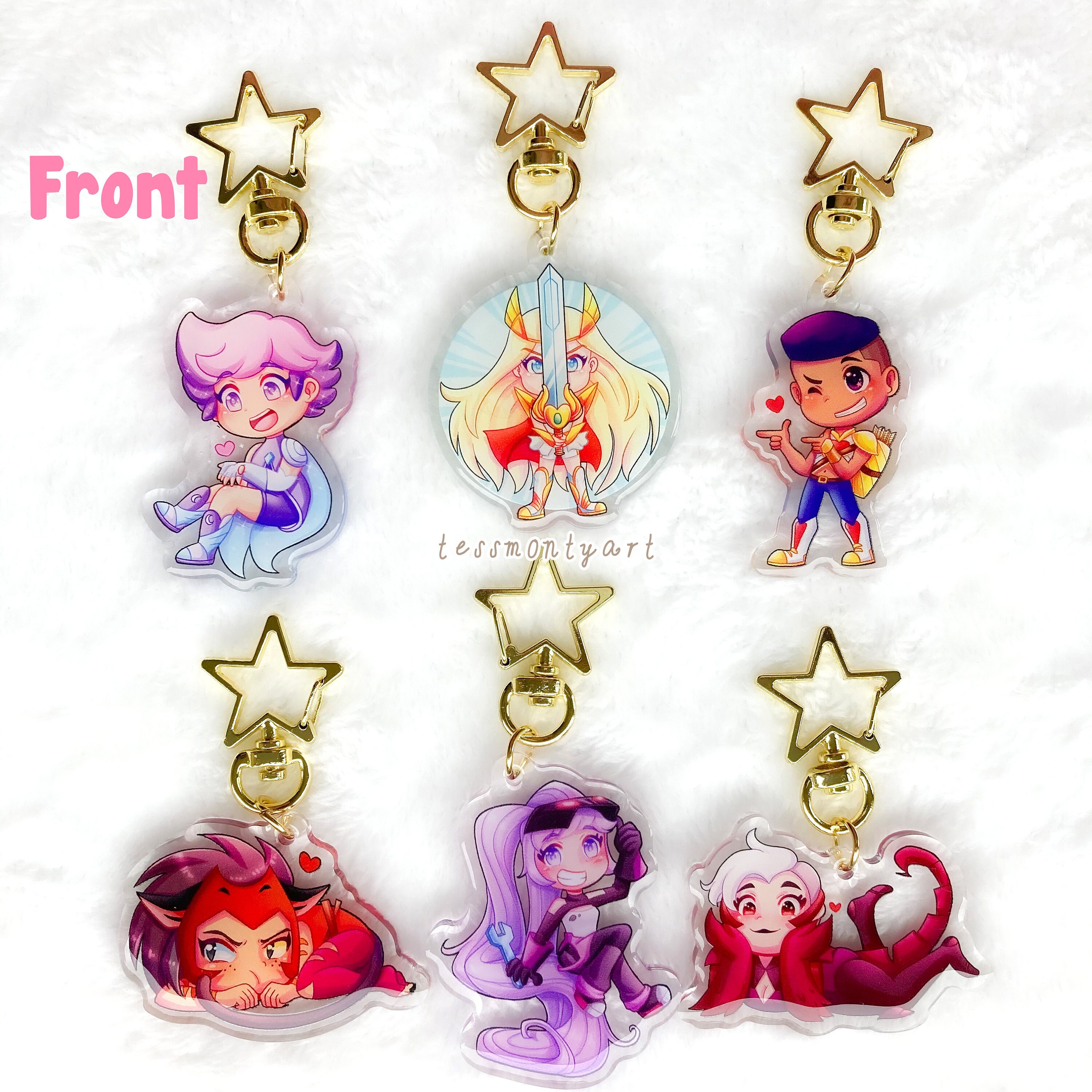 Choose She Ra, Glimmer, Bow, Catra, Scorpia, Entrapta - 2" doubl…