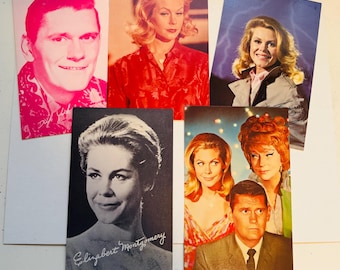 Bewitched TV show 5 press photos lot deal 1967