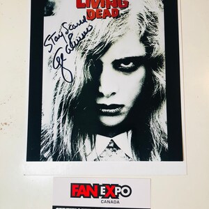 Night of the Living Dead Horror movie photo autograph by George Romero with Fanexpo COA