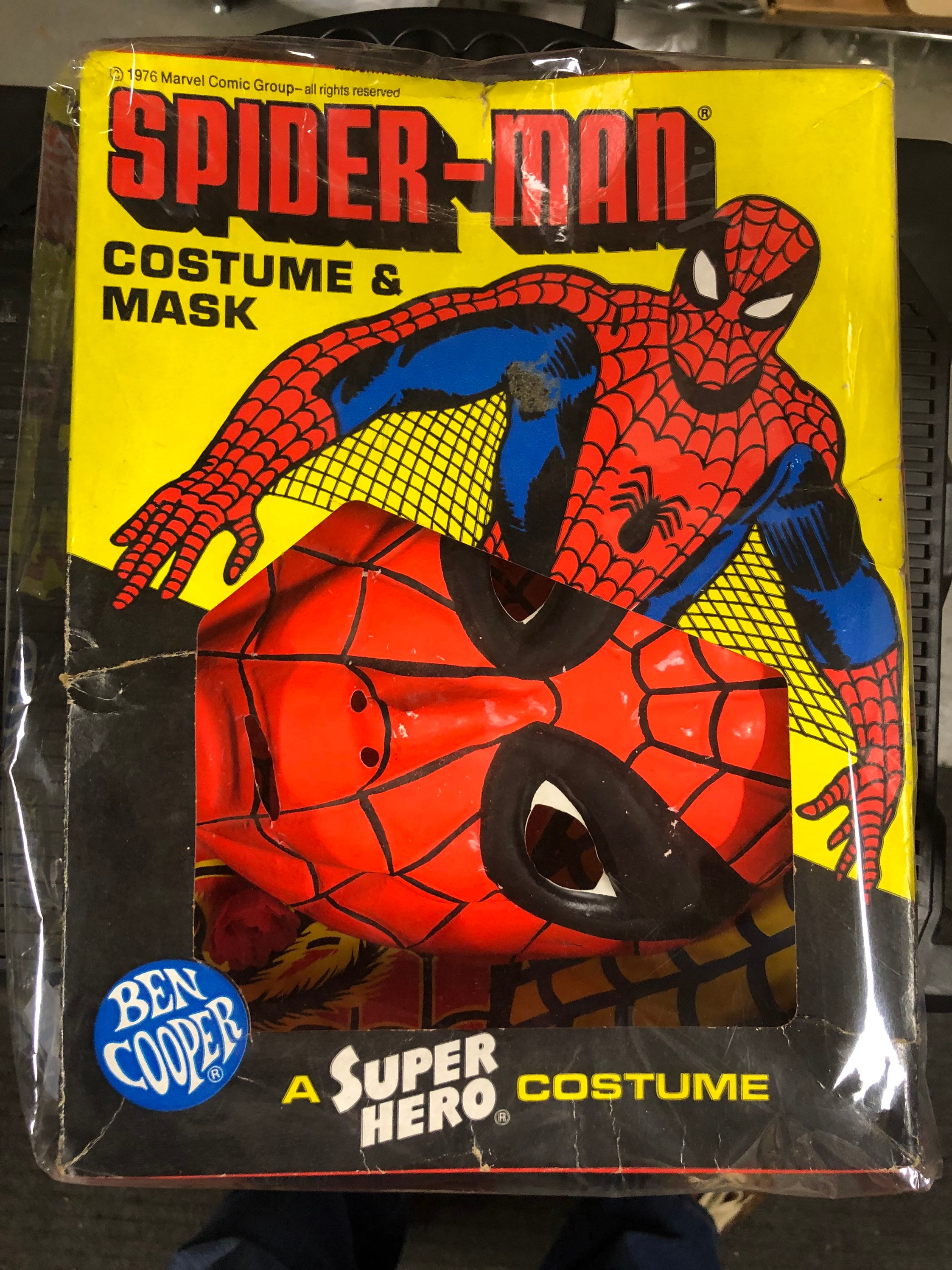 Spider-man Marvel Rare Original Halloween Costume With Mask in Box