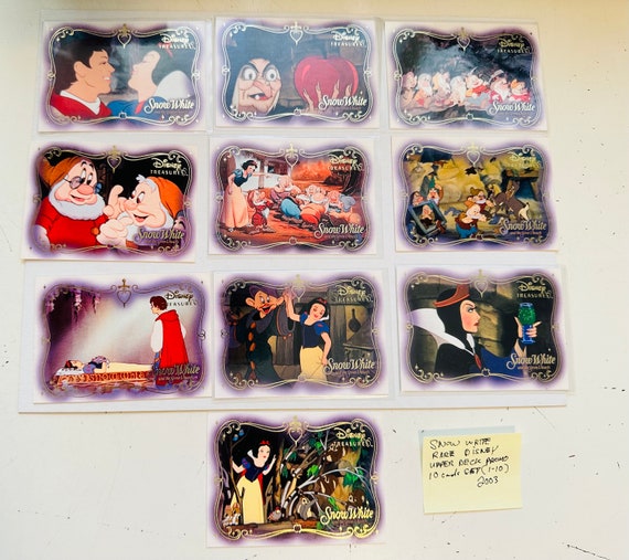 Snow White Upper Deck, Disney Treasures 10 Card Inserts Set 2003