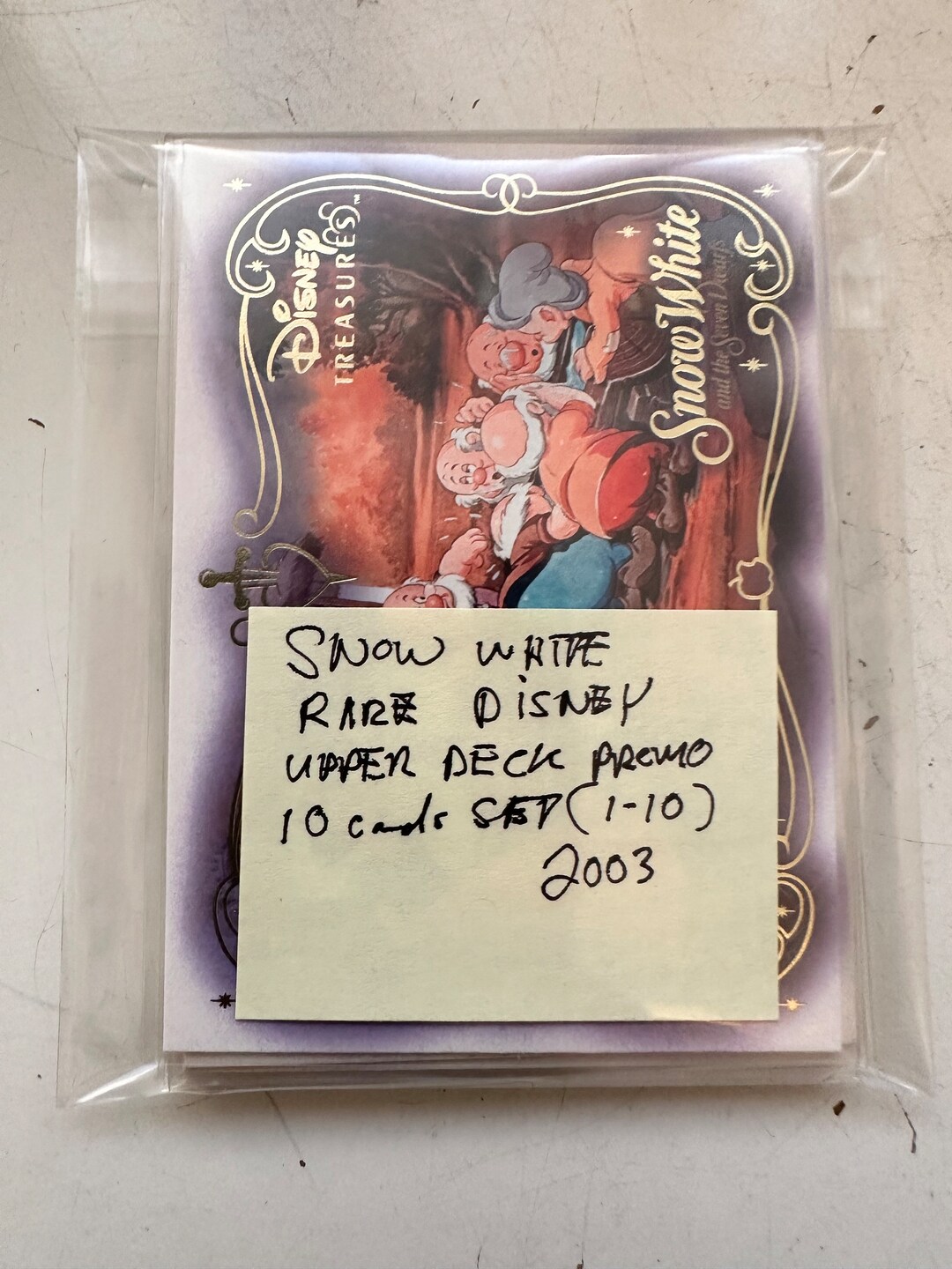 Snow White Upper Deck, Disney Treasures 10 Card Inserts Set 2003