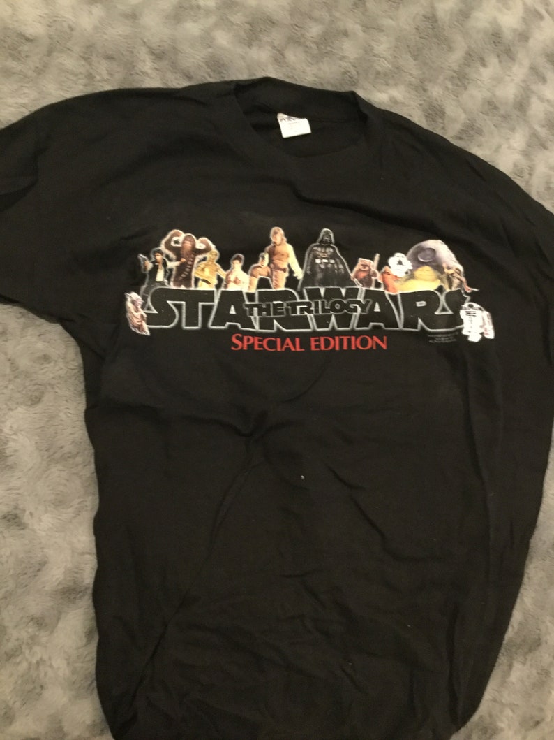 Star Wars Trilogy rare special edition shirt 1990s image 1